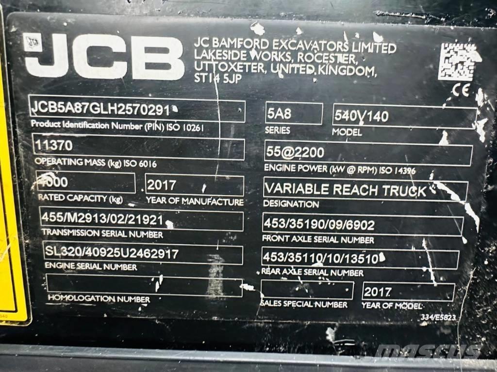 JCB 540-140 مناولات متداخلة