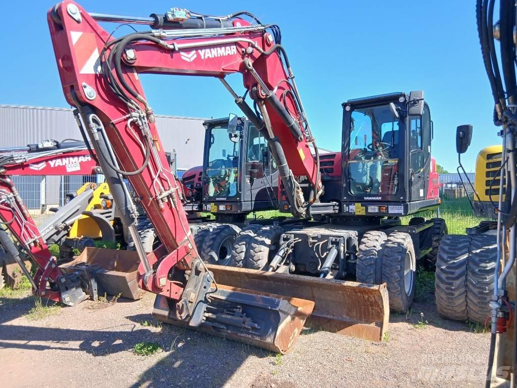 Yanmar B 110 w حفارات بعجل