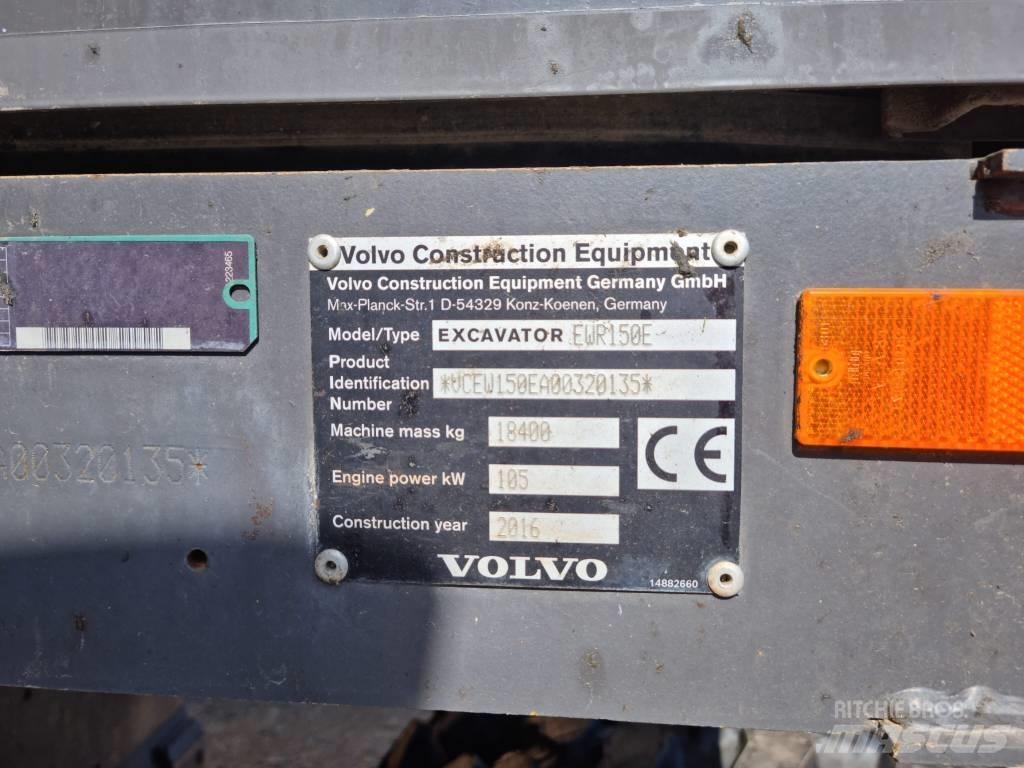 Volvo EWR 150 E حفارات بعجل