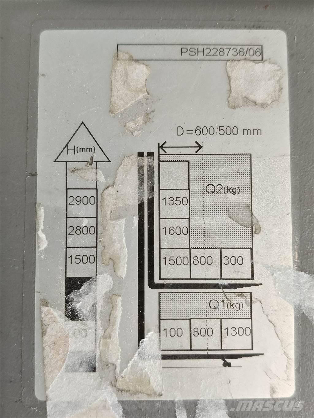 Atlet PSH160 شاحنات مناولة ذاتية الدفع
