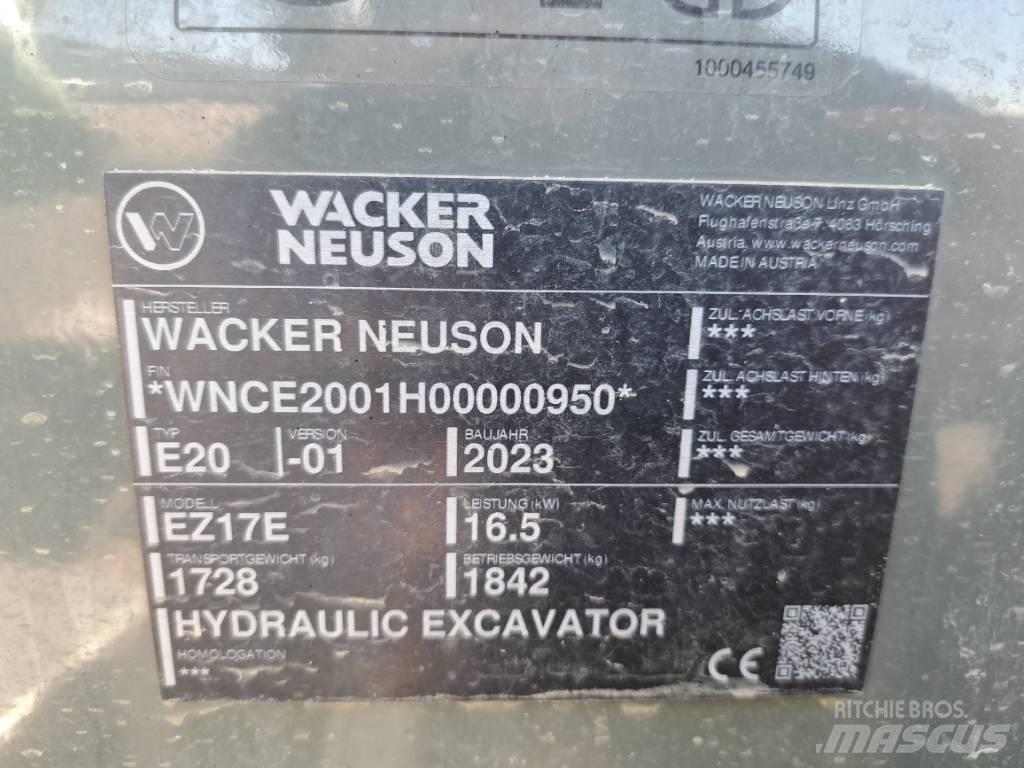 Wacker Neuson EZ17e حفارات زحافة