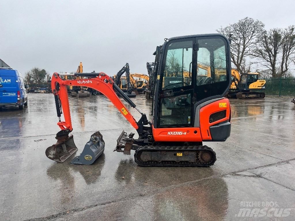 Kubota KX 016-4 حفارات صغيرة أقل من 7 طن (حفارات صغيرة)