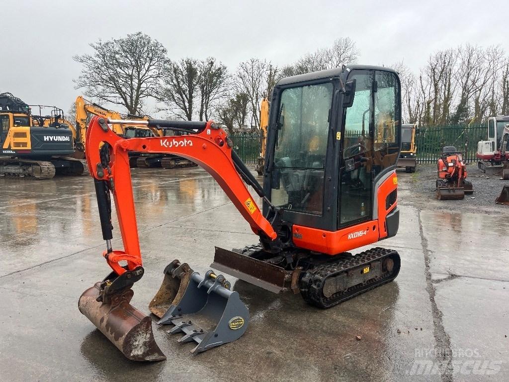 Kubota KX 016-4 حفارات صغيرة أقل من 7 طن (حفارات صغيرة)
