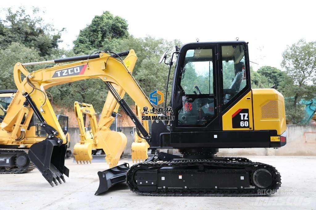 TZCO TZ60 حفارات صغيرة أقل من 7 طن (حفارات صغيرة)