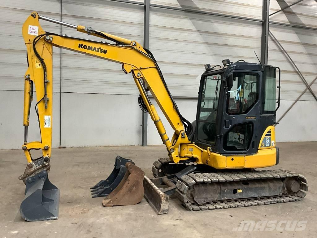 Komatsu PC 55 MR-3 حفارات صغيرة أقل من 7 طن (حفارات صغيرة)