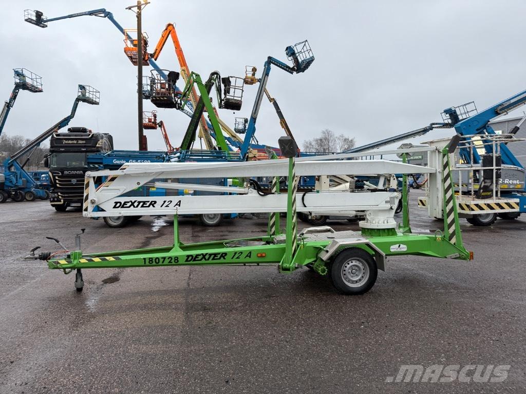Dexter 12 A المنصات الهوائية المثبتة على مقطورة