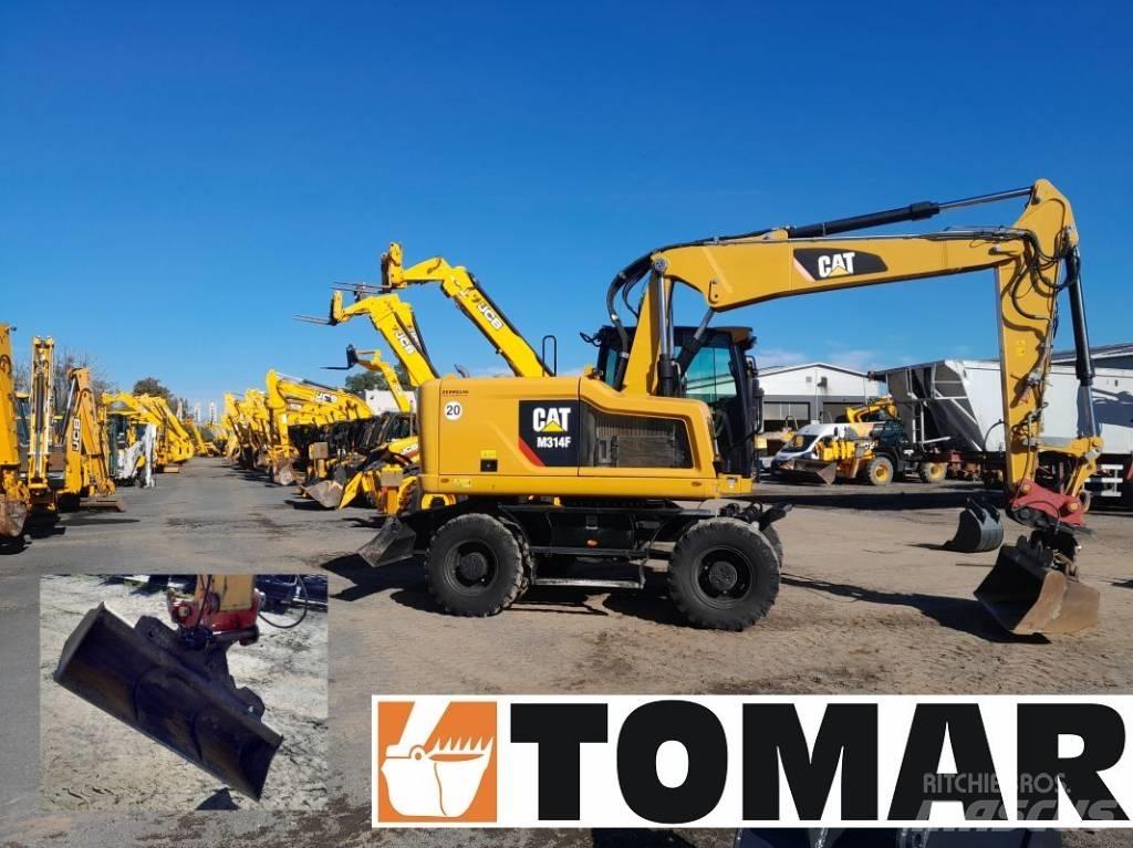 CAT M 314 F حفارات بعجل