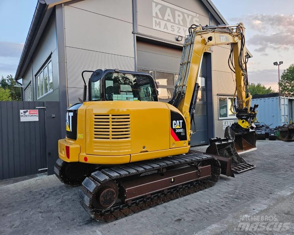 CAT 308 E 2 CR حفارات وسط 7 طن - 12 طن
