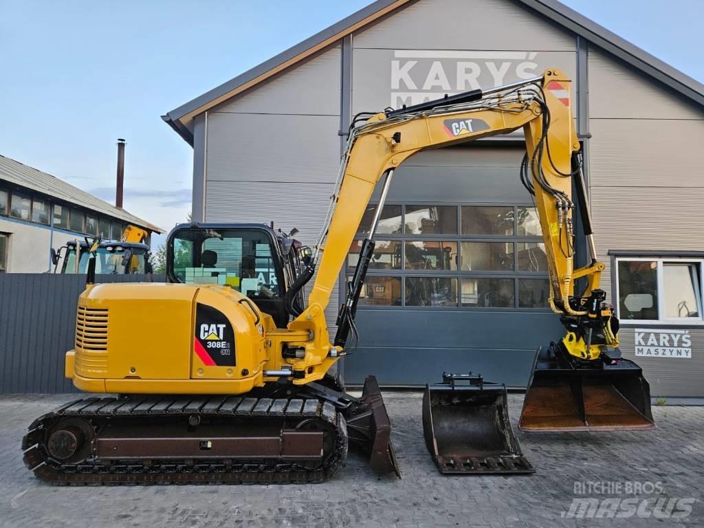 CAT 308 E 2 CR حفارات وسط 7 طن - 12 طن