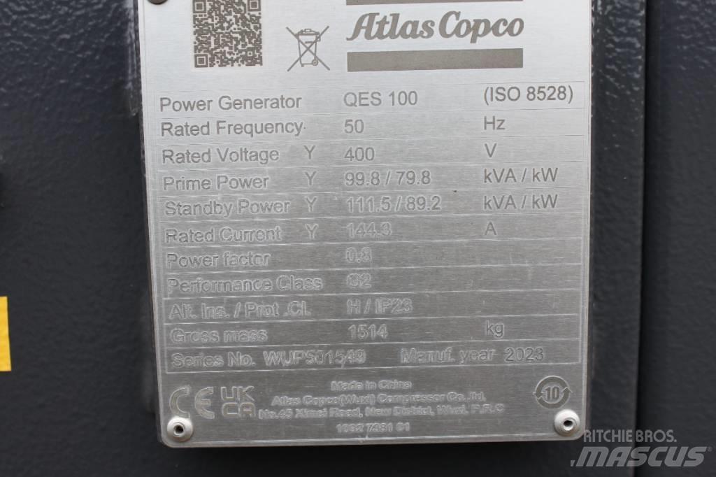 Atlas Copco QES 100 مولدات ديزل