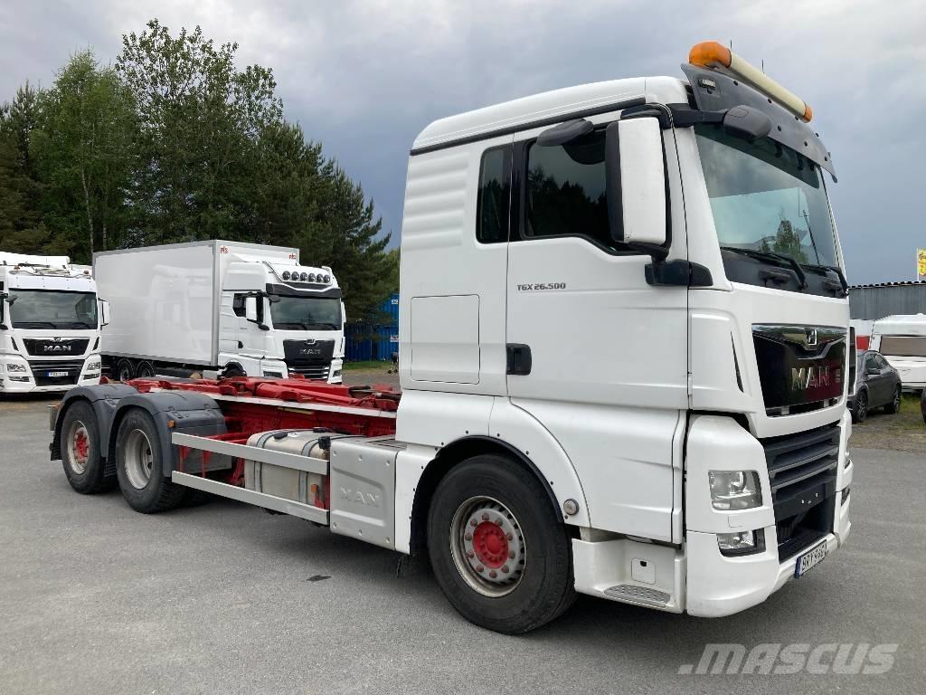 MAN TGX 26.500 6X2 شاحنات الرافعات الخطافية