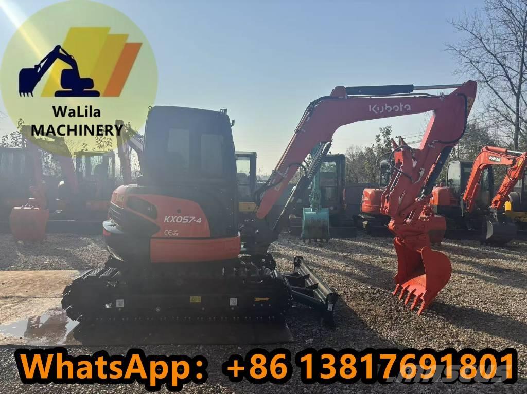 Kubota KX 057-4 حفارات صغيرة أقل من 7 طن (حفارات صغيرة)