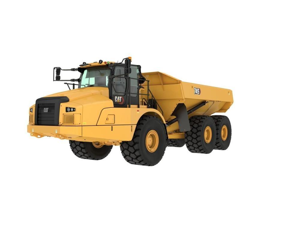 CAT 745 NEW عربات نقل قلابة للمواقع