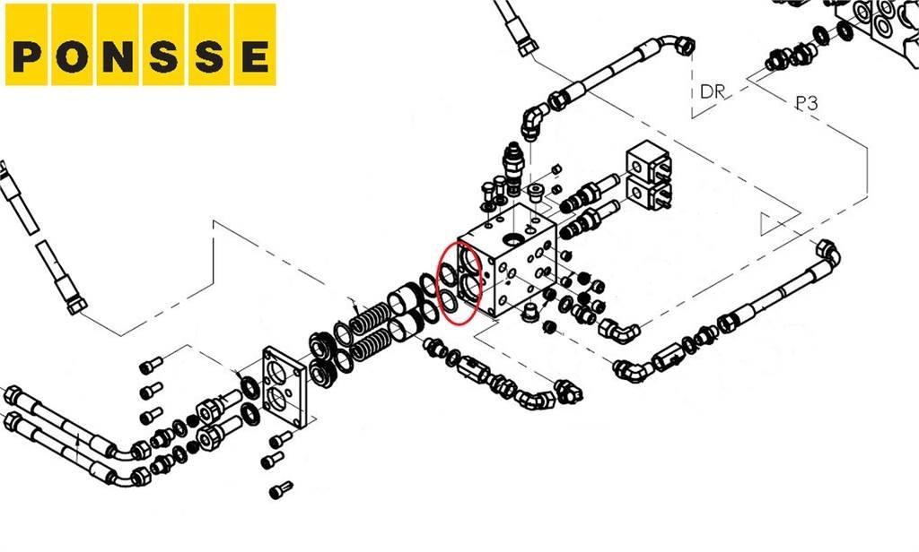 Ponsse 0013854 هيدروليات