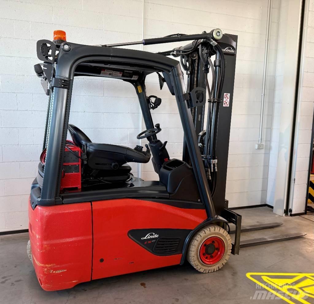 Linde E16/386-02 شاحنات ذات رافعات شوكية تعمل بالكهرباء
