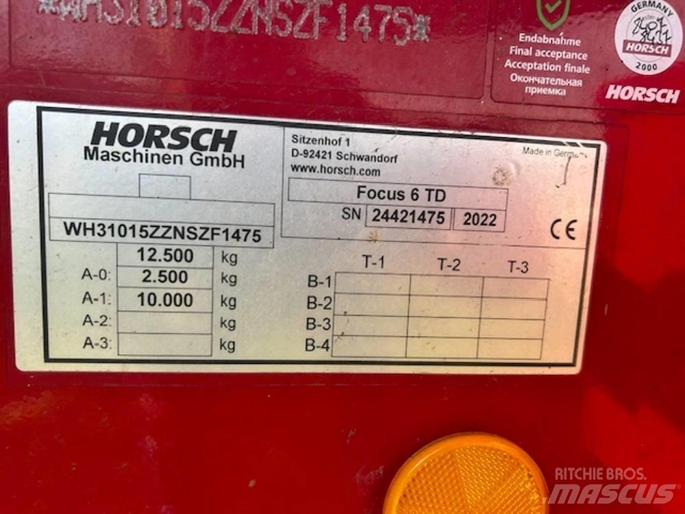 Horsch Focus 6 TD مثاقيب مدمجة