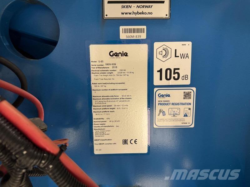 Genie S65 رافعات ومنصات أخرى