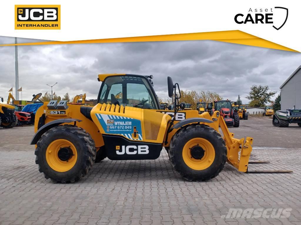 JCB 531-70 مناولات متداخلة