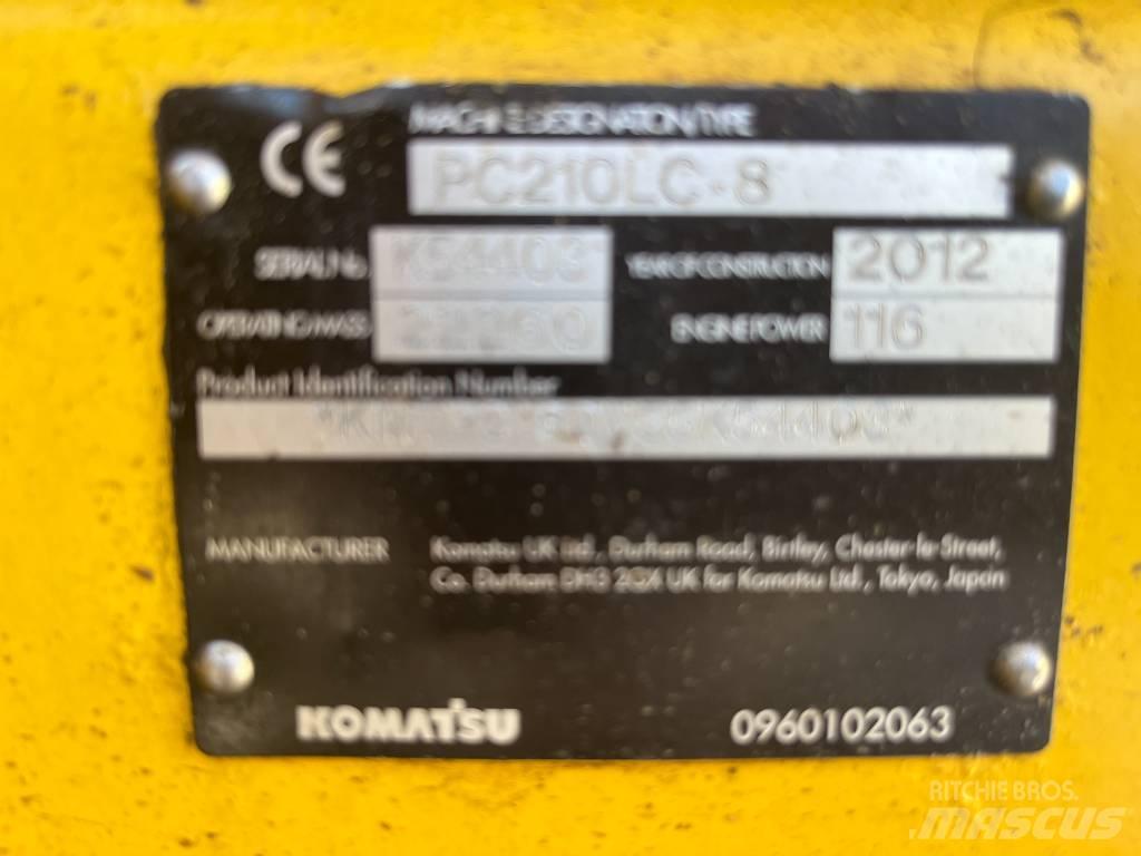 Komatsu PC 210 LC-8 حفارات زحافة