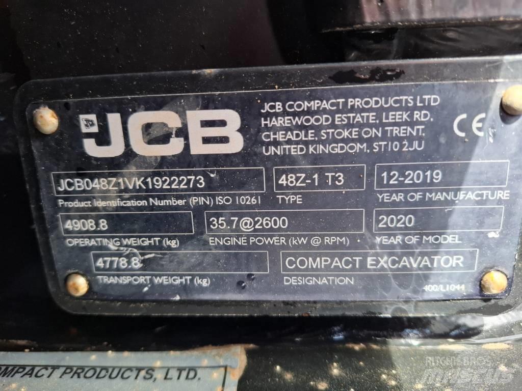 JCB 48 Z-1 حفارات صغيرة أقل من 7 طن (حفارات صغيرة)