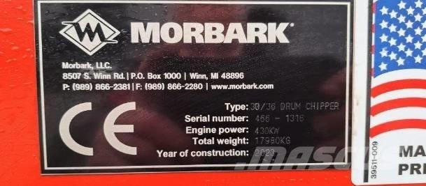 Morbark 30/36 آلات تمزيق المخلفات