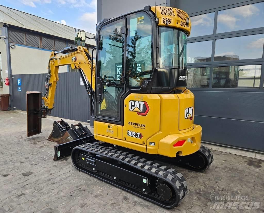 CAT 302.7 CR حفارات صغيرة أقل من 7 طن (حفارات صغيرة)