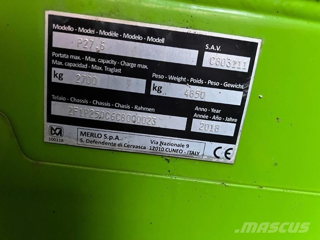 Merlo P 27.6 مناولات متداخلة