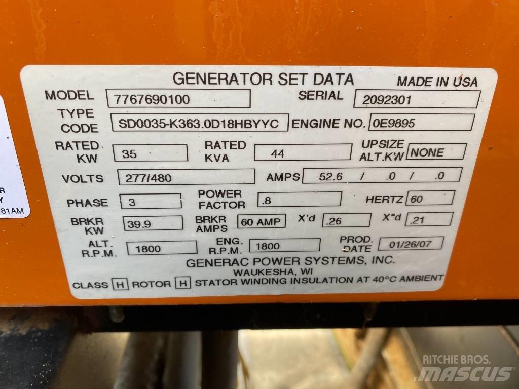 Generac 35 KW مولدات ديزل