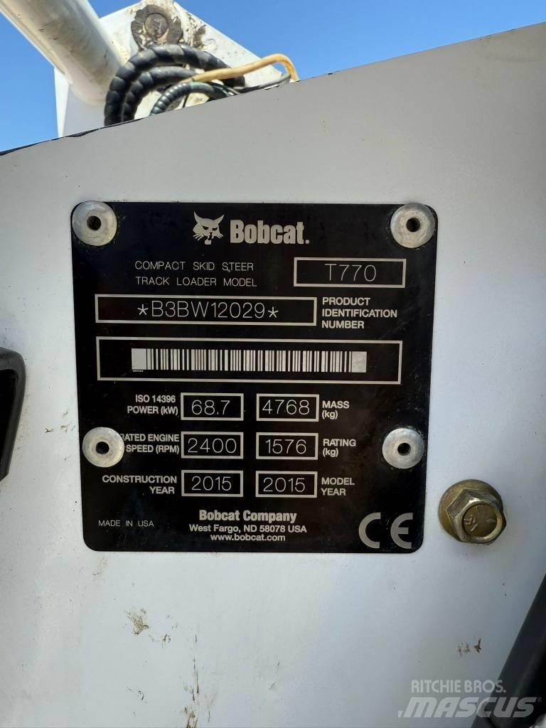 Bobcat T 770 لوادر زحافة