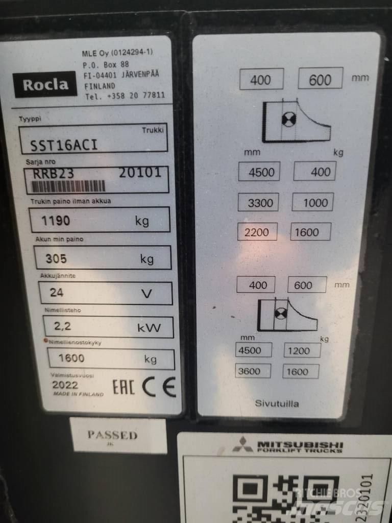 Rocla SST 16 ACI شاحنات مناولة ذاتية الدفع