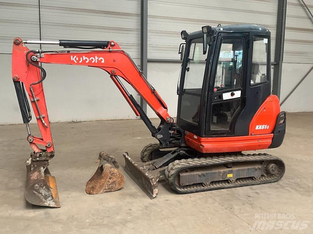 Kubota KX 61-3 حفارات صغيرة أقل من 7 طن (حفارات صغيرة)