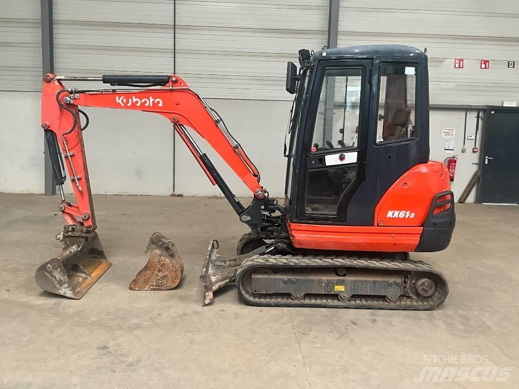 Kubota KX 61-3 حفارات صغيرة أقل من 7 طن (حفارات صغيرة)