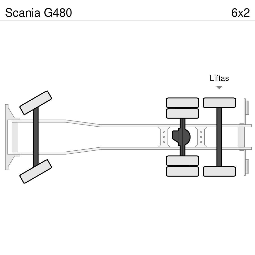 Scania G480 شاحنات ذات هيكل صندوقي