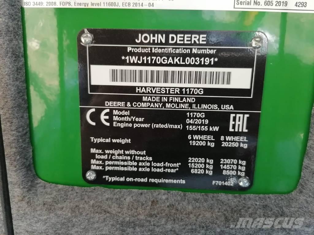 John Deere 1170G حصادات