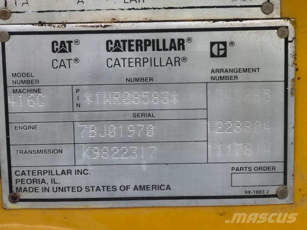 CAT 416 C لوادر ذات جرافات عكسية