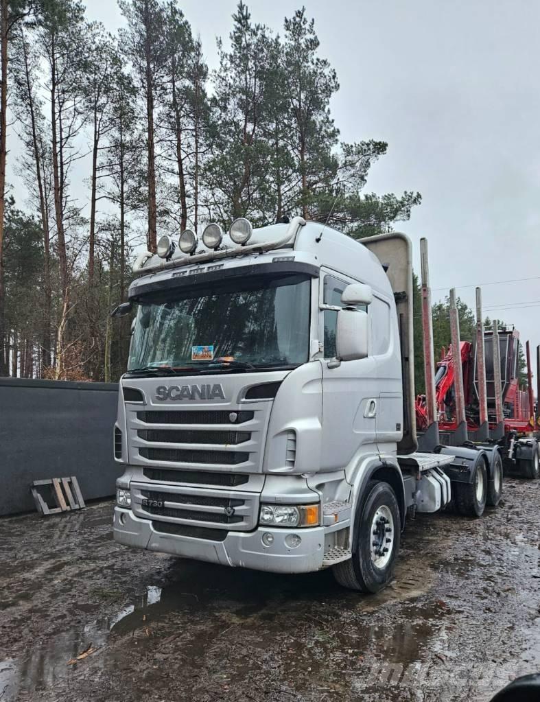 Scania R 730 شاحنات أشجار