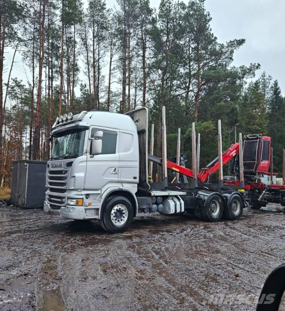 Scania R 730 شاحنات أشجار