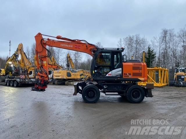 Hitachi ZX 140 W-5 حفارات بعجل