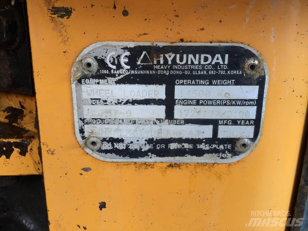 Hyundai HL 757-9 لوادر بعجل