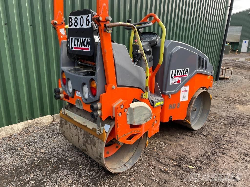 Hamm HD 8 VV مداحل ثنائية الاسطوانة