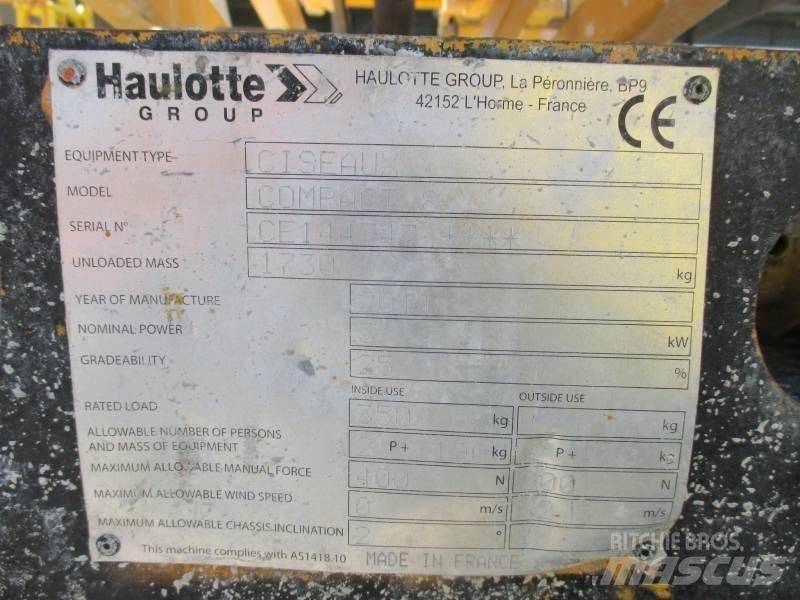 Haulotte Compact 8 رافعات مقصية الشكل