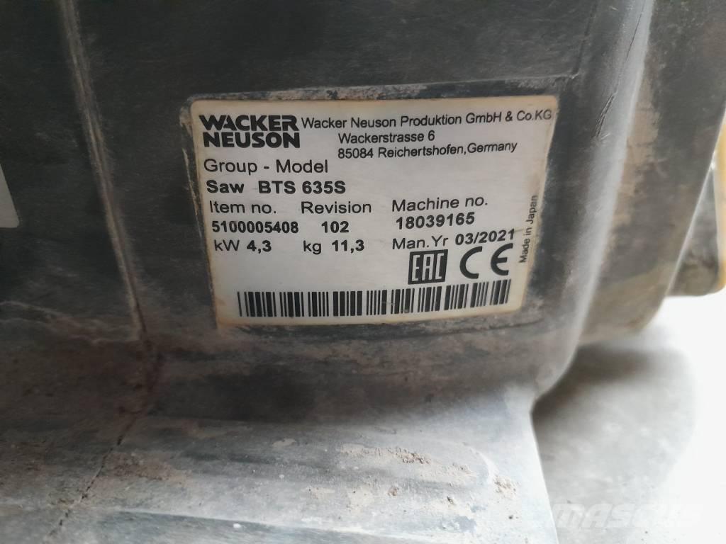 Wacker Neuson BFS635 مناشير صخور وخرسانة