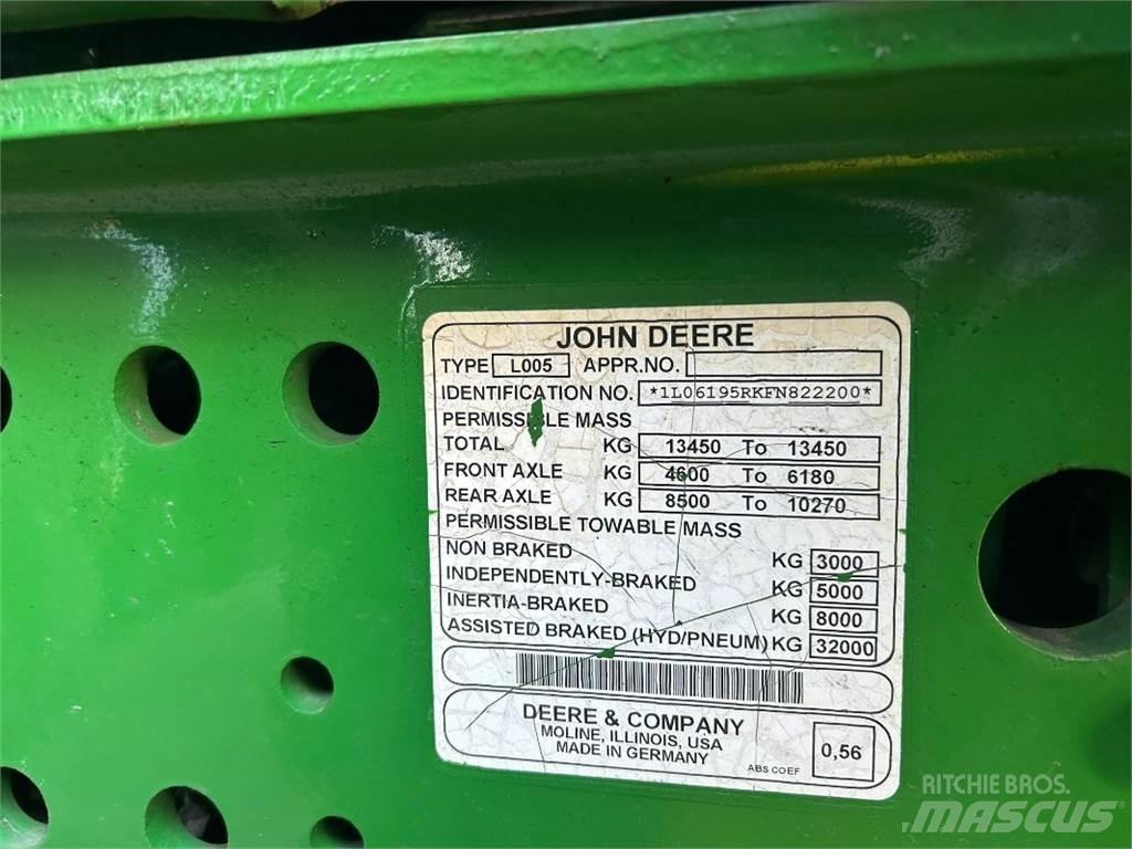 John Deere 6195R الجرارات