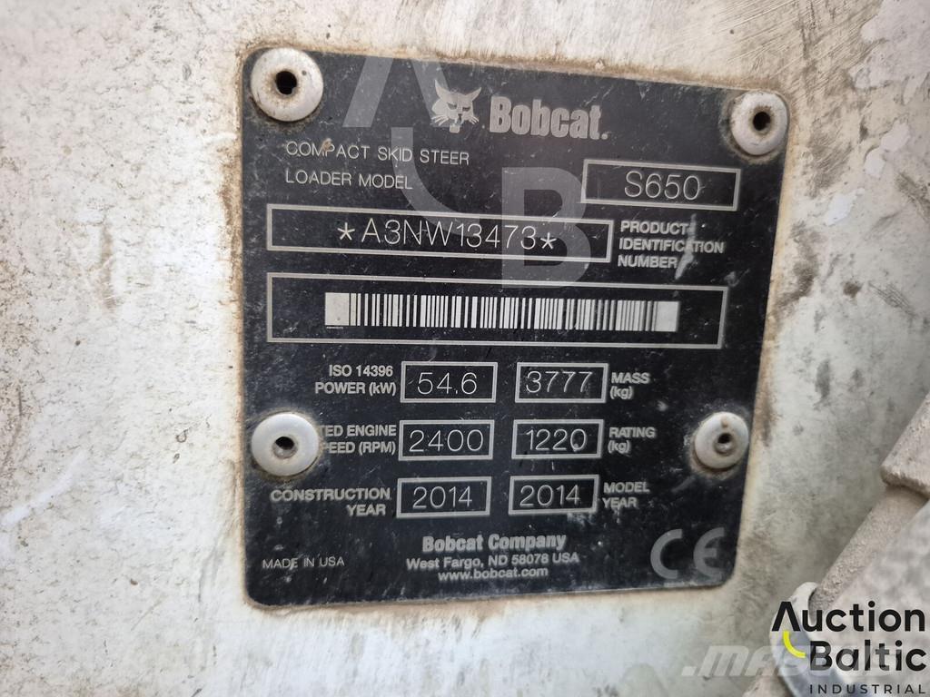 Bobcat S 650 لوادر انزلاقية التوجيه