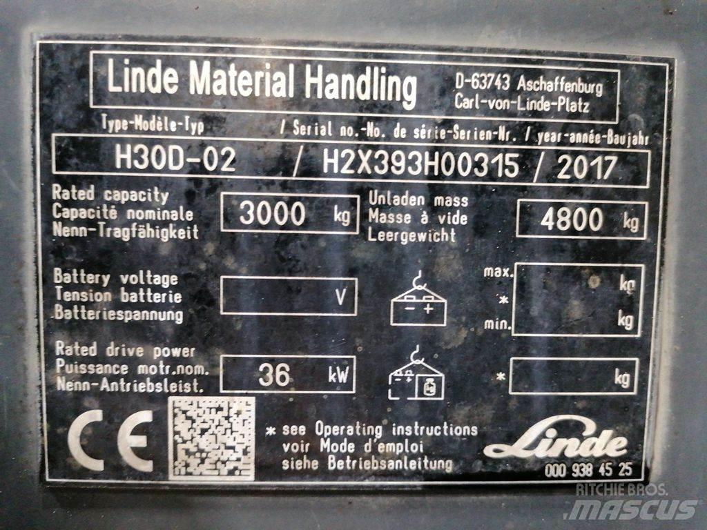Linde H30D-02 شاحنات الديزل