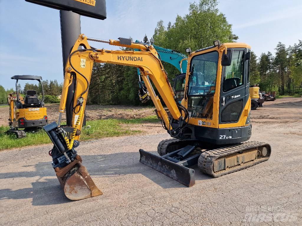Hyundai Robex 27 Z-9 حفارات صغيرة أقل من 7 طن (حفارات صغيرة)