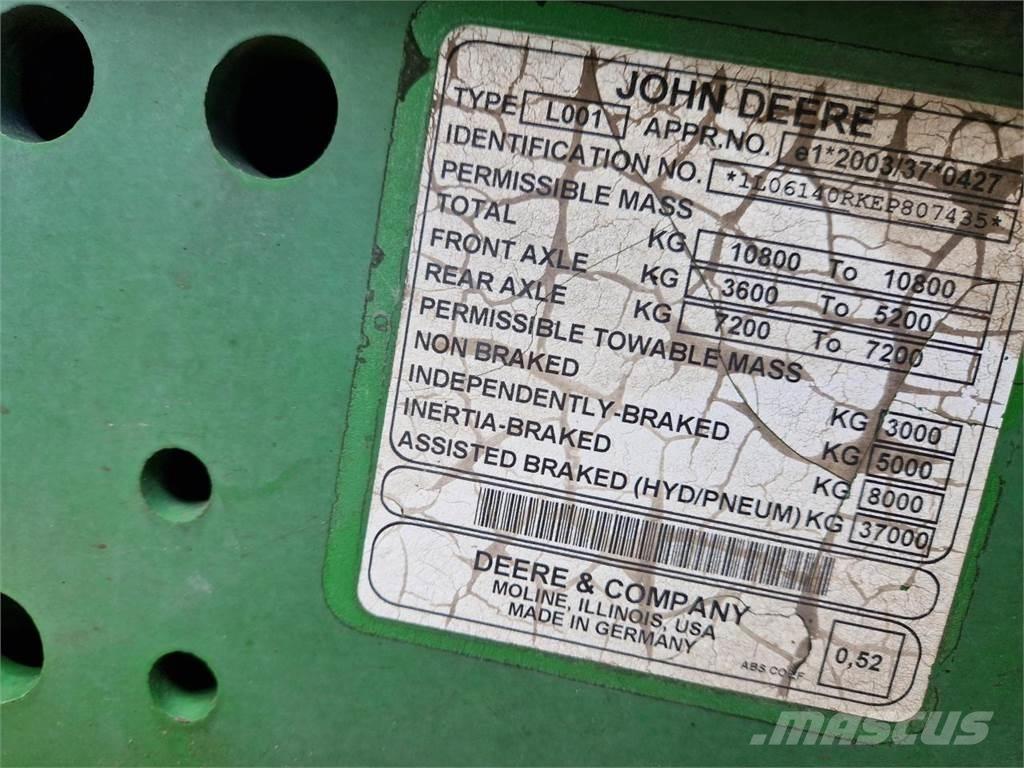 John Deere 6140R الجرارات