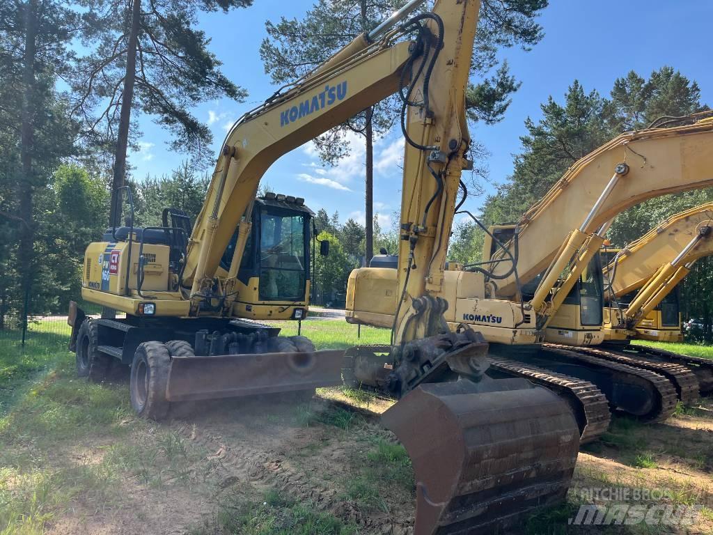Komatsu PW 160-7 حفارات بعجل