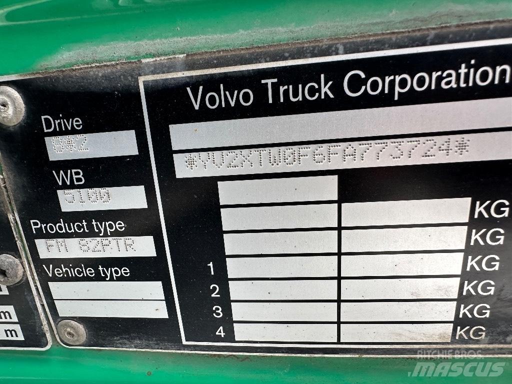 Volvo FM 420 8x2/4 شاحنات الرافعات الخطافية