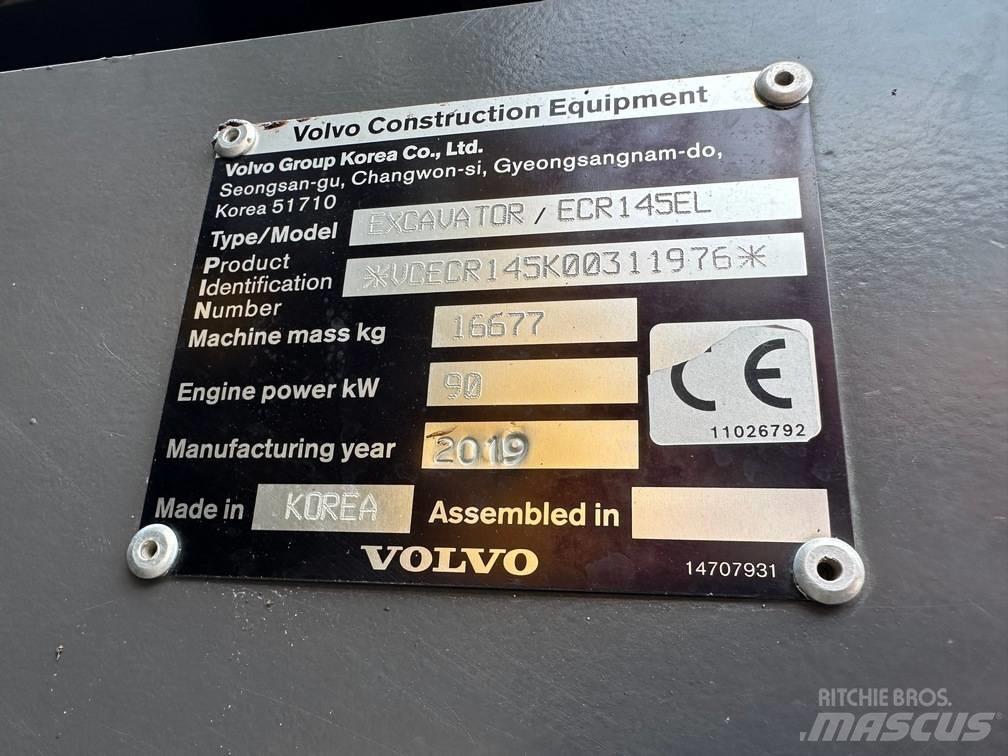 Volvo ECR 145 E حفارات زحافة